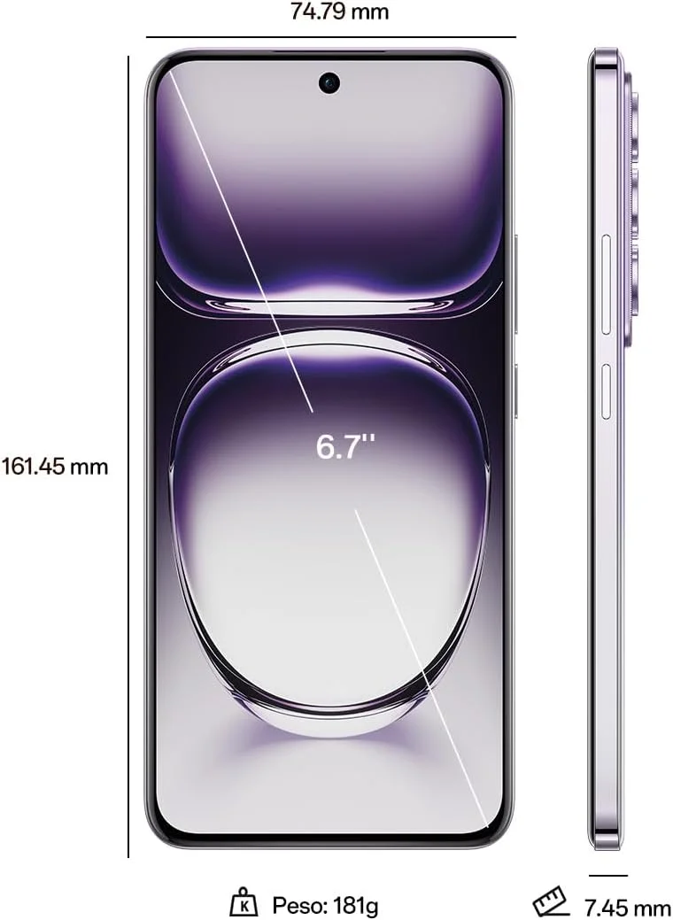 گوشی موبایل اوپو Reno12 Pro دو سیم کارت 512 گیگابایت حافظه داخلی + 12 گیگابایت رم (فقط GSM | بدون CDMA) نسخه بین المللی کارخانه آنلاک شده 5G (نقره ای سحابی) گوشی موبایل اوپو Reno12 Pro دو سیم کارت 512 گیگابایت حافظه داخلی + 12 گیگابایت رم (فقط GSM | بدون CDMA) نسخه بین المللی کارخانه آنلاک شده 5G (نقره ای سحابی)