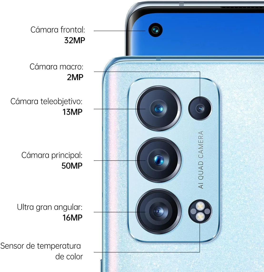 گوشی موبایل اوپو Reno6 Pro 5G دو سیم کارت 256 گیگابایت رام + 12 گیگابایت رم (فقط GSM | بدون CDMA) نسخه بین المللی آنلاک شده کارخانه ای (آبی) گوشی موبایل اوپو Reno6 Pro 5G دو سیم کارت 256 گیگابایت رام + 12 گیگابایت رم (فقط GSM | بدون CDMA) نسخه بین المللی آنلاک شده کارخانه ای (آبی)