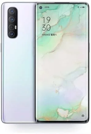 گوشی موبایل اوپو Reno 3 Pro دو سیم کارت 128 گیگابایت حافظه داخلی + 8 گیگابایت رم (فقط GSM | بدون CDMA) نسخه بین المللی، آنلاک شده کارخانه ای 4G/LTE (سفید آسمانی)