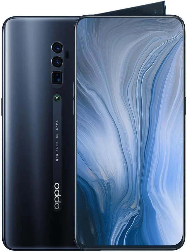گوشی هوشمند دو سیم کارته OPPO Reno 10X Zoom (4G Lte، 6.6 اینچ، 8 گیگابایت رم / 256 گیگابایت حافظه، جت بلک)