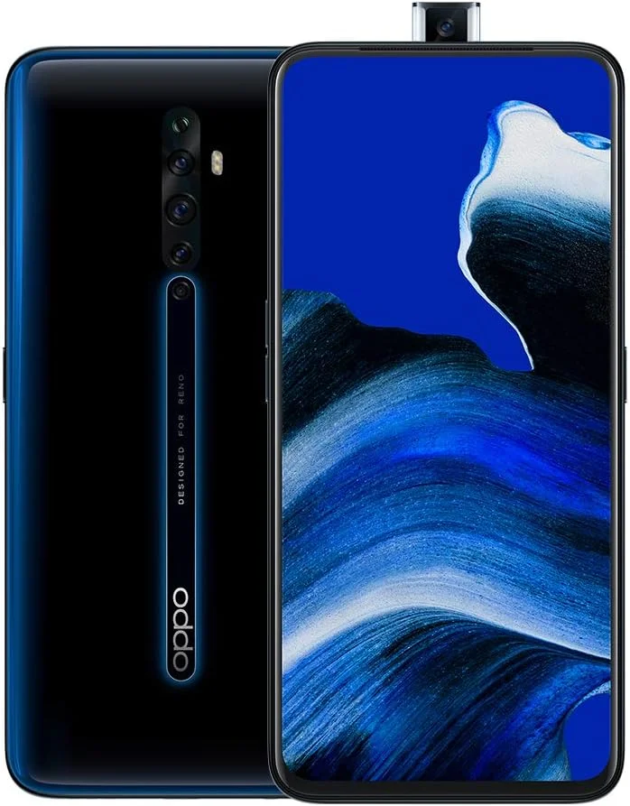 گوشی موبایل اوپو Reno2 Z دو سیم کارت Cph1951 با حافظه داخلی 128 گیگابایت نسخه بین المللی آنلاک شده کارخانه ای 4G Lte - مشکی درخشان