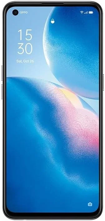 گوشی هوشمند اوپو Reno5 دو سیم کارت 128 گیگابایت رام + 8 گیگابایت رم (فقط GSM | بدون CDMA) نسخه بین المللی آنلاک شده کارخانه ای 5G (نقره ای)
