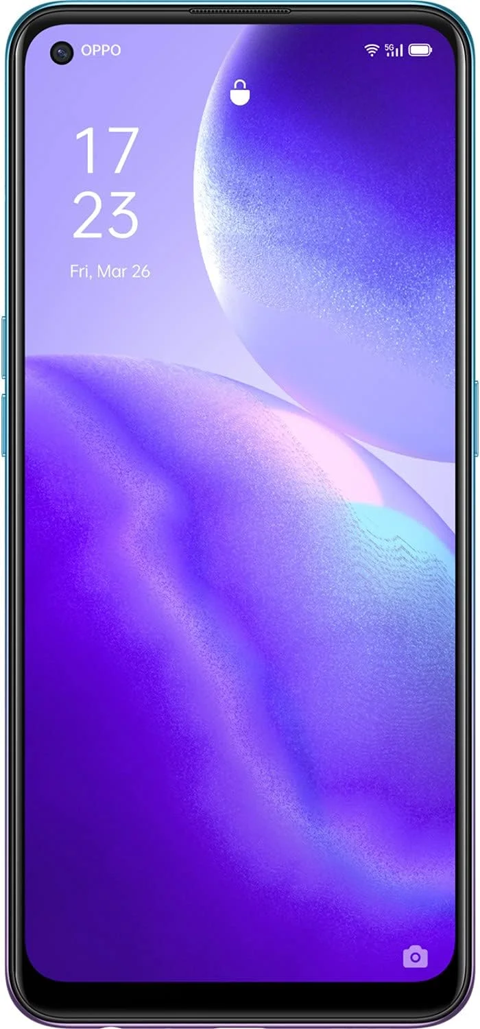 گوشی موبایل اوپو Reno5 Z دو سیم کارت 128 گیگابایت رام + 8 گیگابایت رم (فقط GSM | بدون CDMA) نسخه بین المللی آنلاک شده کارخانه ای 5G (مشکی روان) گوشی موبایل اوپو Reno5 Z دو سیم کارت 128 گیگابایت رام + 8 گیگابایت رم (فقط GSM | بدون CDMA) نسخه بین المللی آنلاک شده کارخانه ای 5G (مشکی روان)