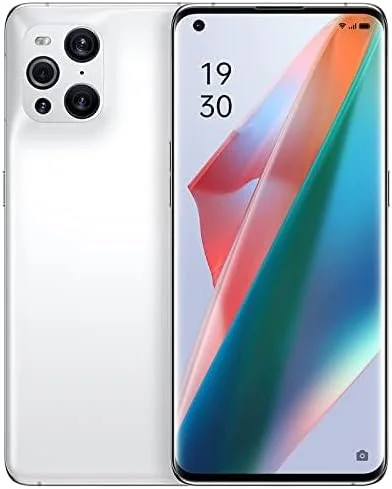 گوشی هوشمند اوپو Find X3 Pro دو سیم کارت 256 گیگابایت رام + 12 گیگابایت رم (فقط GSM | بدون CDMA) نسخه بین المللی کارخانه آنلاک شده 5G اندروید (سفید) گوشی هوشمند اوپو Find X3 Pro دو سیم کارت 256 گیگابایت رام + 12 گیگابایت رم (فقط GSM | بدون CDMA) نسخه بین المللی کارخانه آنلاک شده 5G اندروید (سفید)