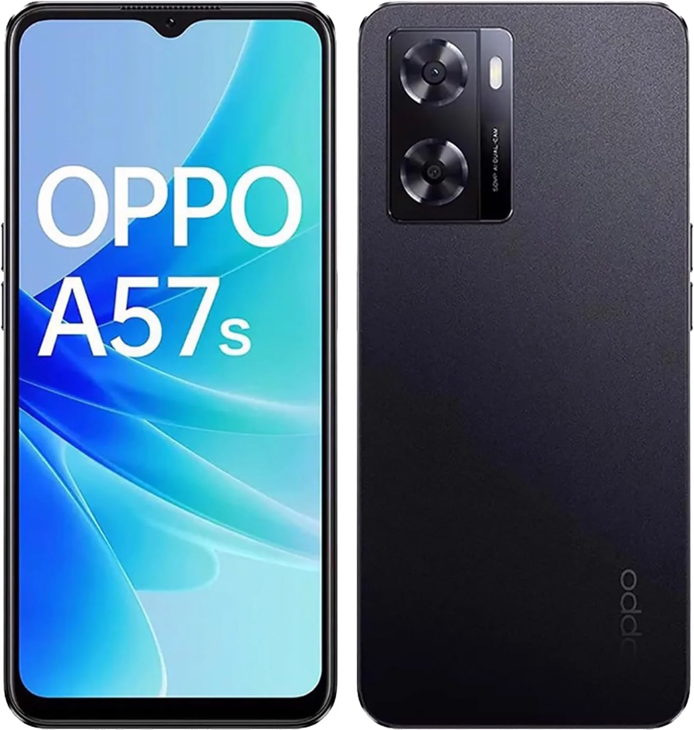 گوشی موبایل اوپو A57s دو سیم کارت 64 گیگابایت حافظه داخلی + 4 گیگابایت رم (فقط GSM | بدون CDMA) نسخه بین المللی آنلاک شده کارخانه ای 4G/LTE (مشکی ستاره ای)