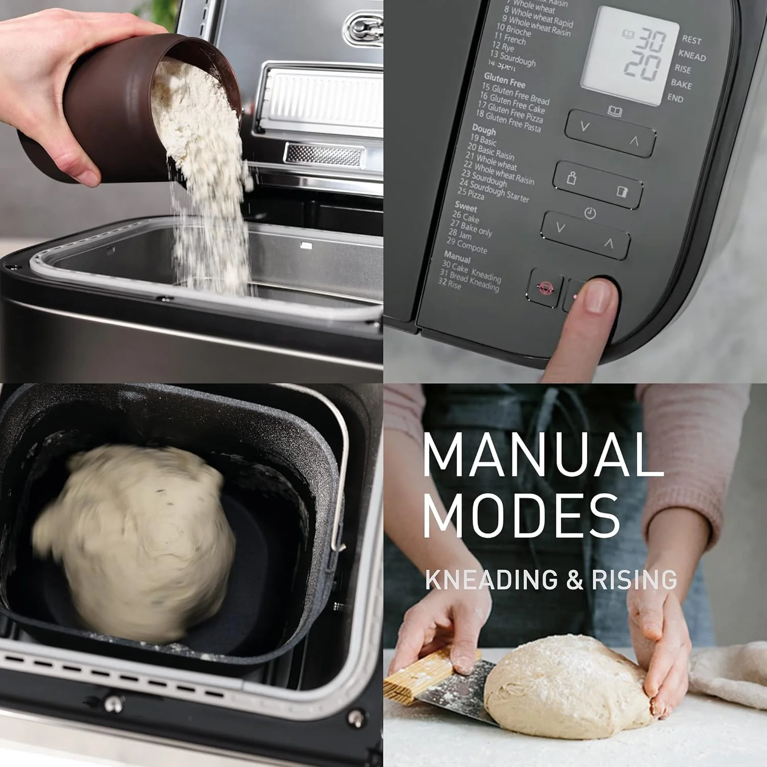 نان ساز تمام اتوماتیک پاناسونیک مدل SD-YR2540، دارای مخزن مخمر/کشمش و آجیل، 32 برنامه، 4 حالت بدون گلوتن، سنسورهای دمای دوگانه، تایمر دیجیتال 13 ساعته، استیل ضد زنگ نان ساز تمام اتوماتیک پاناسونیک مدل SD-YR2540، دارای مخزن مخمر/کشمش و آجیل، 32 برنامه، 4 حالت بدون گلوتن، سنسورهای دمای دوگانه، تایمر دیجیتال 13 ساعته، استیل ضد زنگ