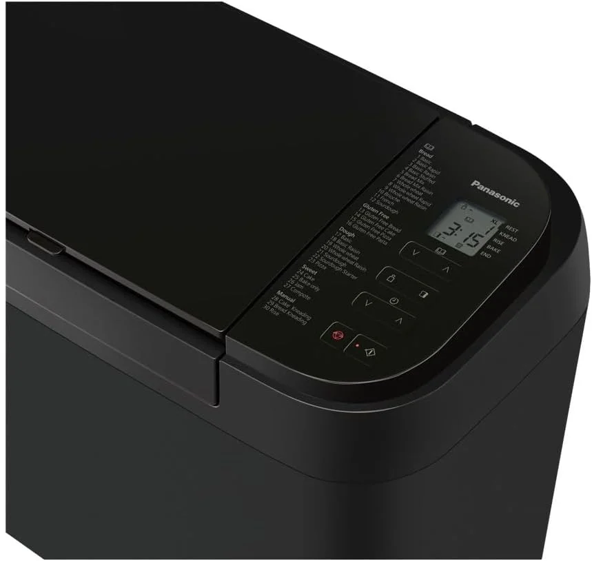 نان ساز پاناسونیک SD-R2530 با 30 برنامه پخت، برنامه های ویژه، بدون گلوتن، 3 اندازه نان قابل انتخاب، تایمر، مشکی نان ساز پاناسونیک SD-R2530 با 30 برنامه پخت، برنامه های ویژه، بدون گلوتن، 3 اندازه نان قابل انتخاب، تایمر، مشکی