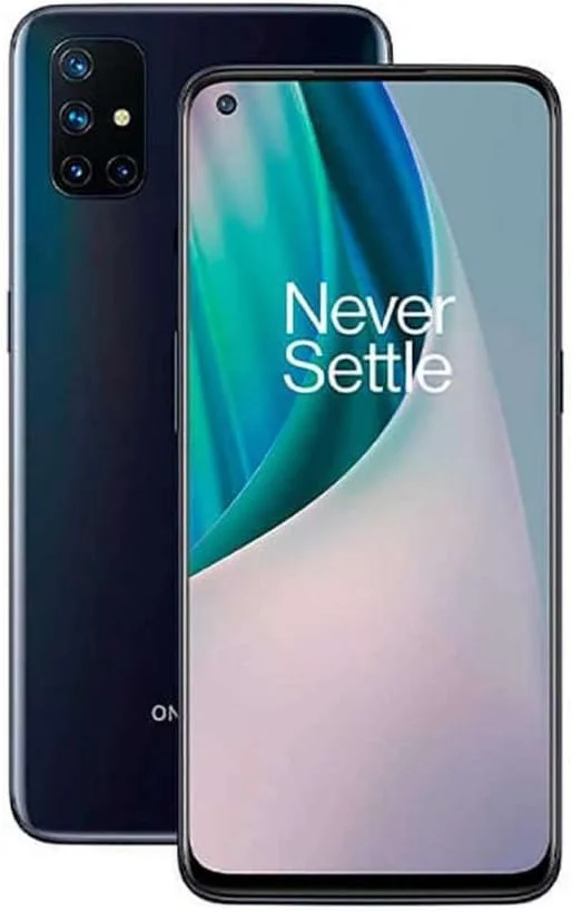 گوشی هوشمند ONEPLUS Nord N10 5G با 6 گیگابایت رم و 128 گیگابایت حافظه داخلی، پردازنده Snapdragon 690، نمایشگر 90 هرتز، دوربین چهارگانه 64 مگاپیکسلی، شارژ سریع Warp Charge 30T، NFC، نسخه جهانی با شارژر UK