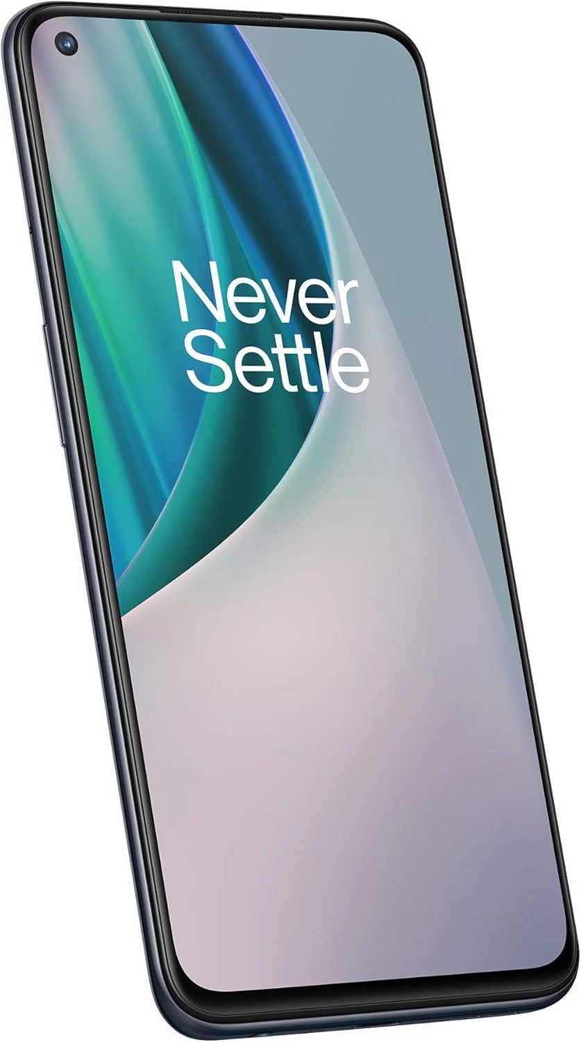 گوشی هوشمند ONEPLUS Nord N10 5G با 6 گیگابایت رم و 128 گیگابایت حافظه داخلی، پردازنده Snapdragon 690، نمایشگر 90 هرتز، دوربین چهارگانه 64 مگاپیکسلی، شارژ سریع Warp Charge 30T، NFC، نسخه جهانی با شارژر UK