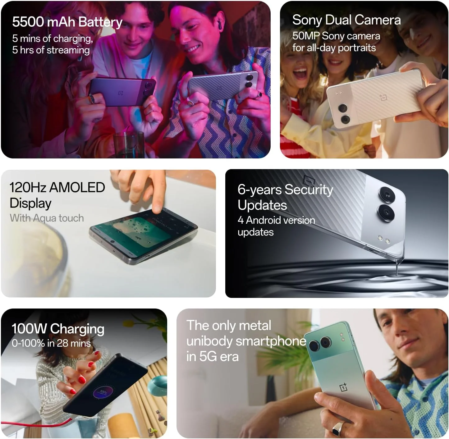 گوشی موبایل OnePlus Nord 4 5G (نقره ای جیوه ای، 12 گیگابایت رم، 256 گیگابایت حافظه داخلی) گوشی موبایل OnePlus Nord 4 5G (نقره ای جیوه ای، 12 گیگابایت رم، 256 گیگابایت حافظه داخلی)