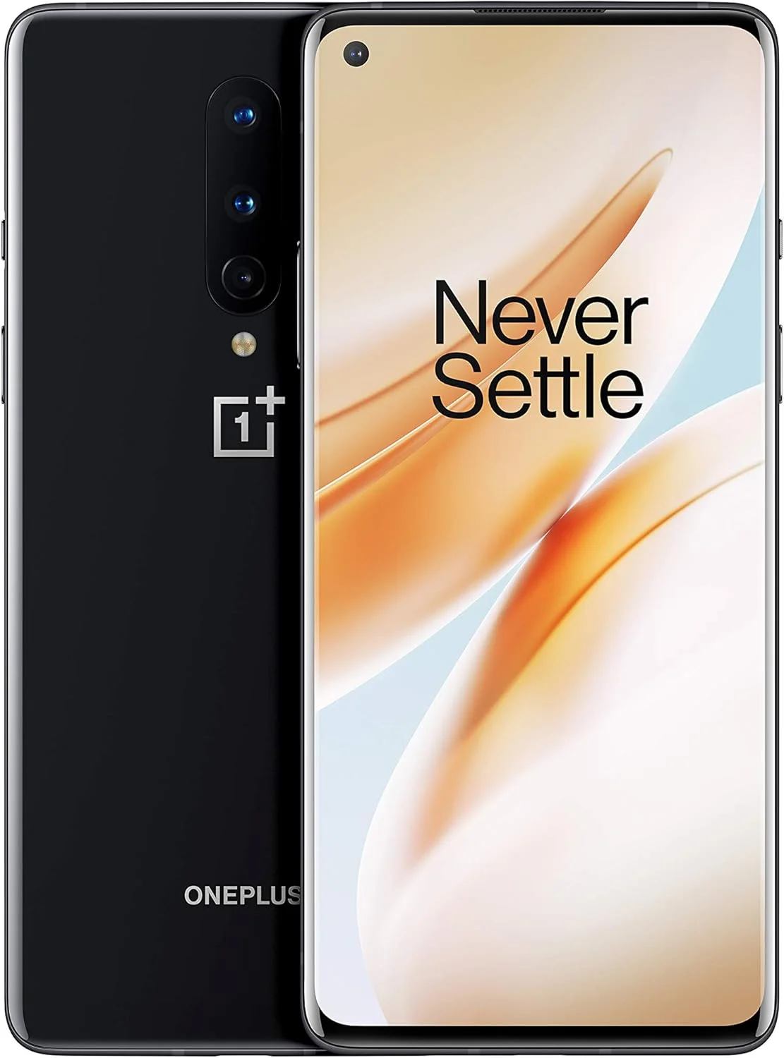 گوشی هوشمند OnePlus 8 5G با 8 گیگابایت رم و 128 گیگابایت حافظه داخلی، بدون سیم کارت، دارای دوربین سه گانه، دو سیم کارت و الکسا داخلی، مشکی اونیکس - 2 سال گارانتی