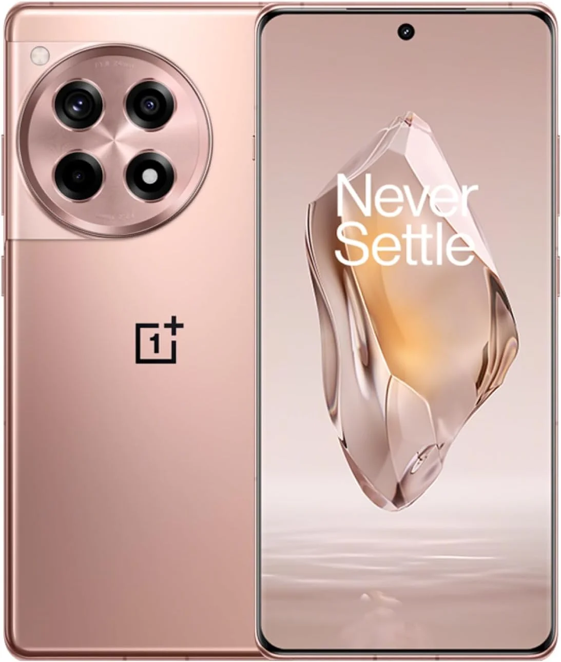 گوشی هوشمند دو سیم کارت OnePlus Ace 3 PJE110 با حافظه داخلی 256 گیگابایت و رم 12 گیگابایت (GSM | CDMA) نسخه بین المللی، آنلاک فکتوری 5G (طلایی رز)