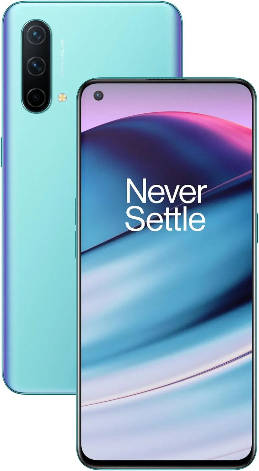 گوشی هوشمند بدون سیم کارت OnePlus Nord CE 5G (نسخه انگلستان) با 12 گیگابایت رم و 256 گیگابایت حافظه داخلی، دوربین سه گانه و دو سیم کارت - آبی [نسخه انگلستان]