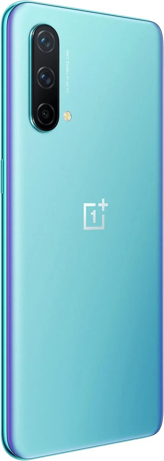 گوشی هوشمند بدون سیم کارت OnePlus Nord CE 5G (نسخه انگلستان) با 12 گیگابایت رم و 256 گیگابایت حافظه داخلی، دوربین سه گانه و دو سیم کارت - آبی [نسخه انگلستان]
