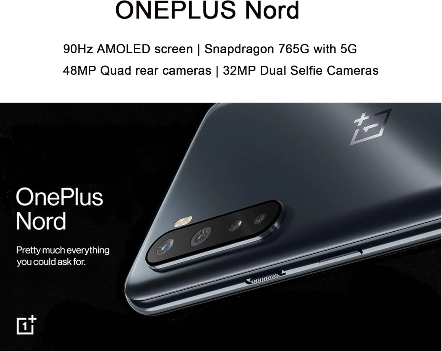 گوشی هوشمند ONEPLUS NORD با 8 گیگابایت رم و 128 گیگابایت حافظه داخلی، نمایشگر 6.44 اینچی 90 هرتز Fluid، دوربین چهارگانه 48 مگاپیکسلی، دو سیم کارت، NFC، اسنپدراگون 765G، باتری 4115 میلی آمپر ساعتی Warp Charge 30T، گوگل پلی، نسخه UK، آبی مرمرین گوشی هوشمند ONEPLUS NORD با 8 گیگابایت رم و 128 گیگابایت حافظه داخلی، نمایشگر 6.44 اینچی 90 هرتز Fluid، دوربین چهارگانه 48 مگاپیکسلی، دو سیم کارت، NFC، اسنپدراگون 765G، باتری 4115 میلی آمپر ساعتی Warp Charge 30T، گوگل پلی، نسخه UK، آبی مرمرین