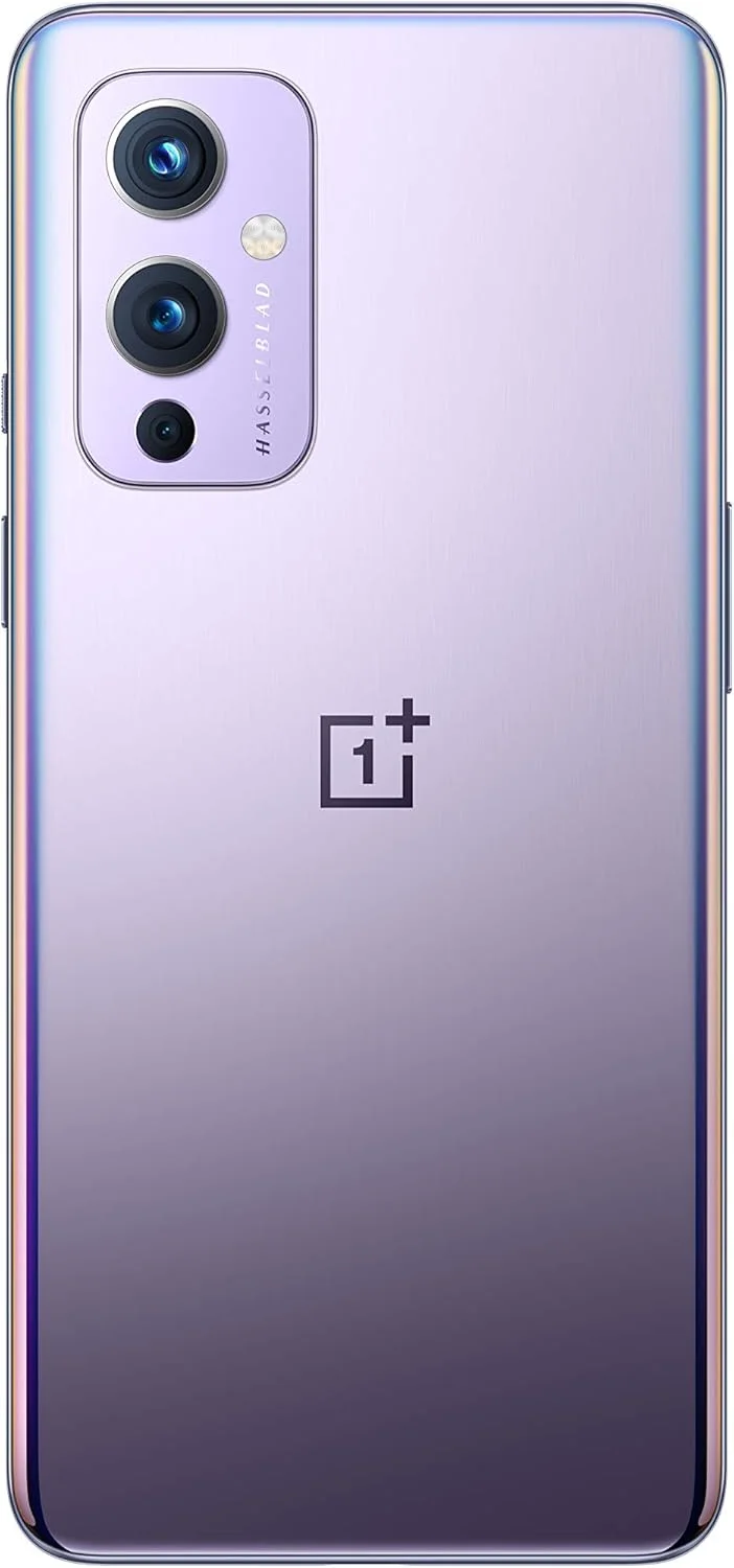 گوشی هوشمند بدون سیم کارت OnePlus 9 5G (UK) با دوربین Hasselblad برای موبایل - Winter Mist با 12 گیگابایت رم و 256 گیگابایت حافظه داخلی [نسخه انگلستان]