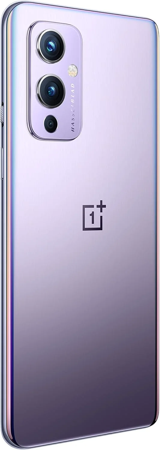 گوشی هوشمند بدون سیم کارت OnePlus 9 5G (UK) با دوربین Hasselblad برای موبایل - Winter Mist با 12 گیگابایت رم و 256 گیگابایت حافظه داخلی [نسخه انگلستان]