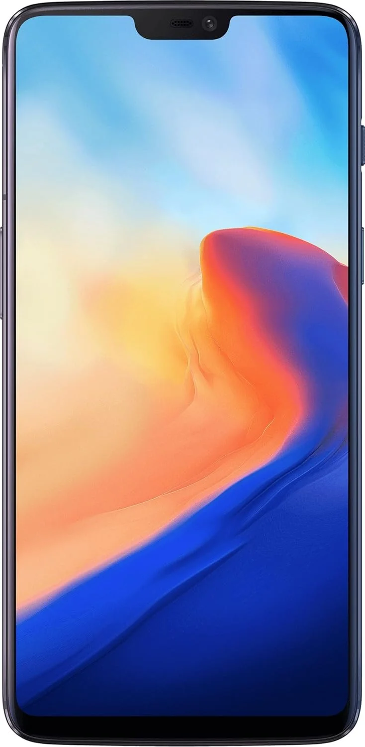 گوشی موبایل دو سیم کارت OnePlus 6 با حافظه داخلی 128 گیگابایت و رم 8 گیگابایت (GSM| CDMA) - نسخه بین المللی، آنلاک شده کارخانه، 4G/LTE (مشکی نیمه شب)