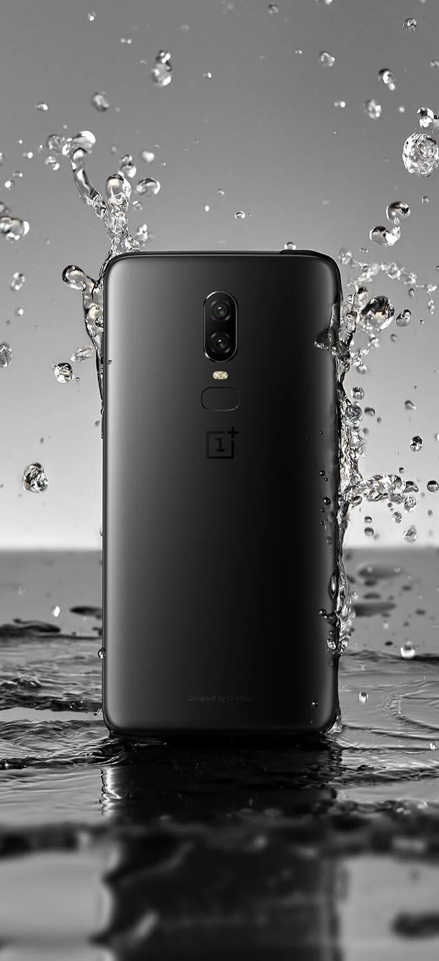 گوشی موبایل دو سیم کارت OnePlus 6 با حافظه داخلی 128 گیگابایت و رم 8 گیگابایت (GSM| CDMA) - نسخه بین المللی، آنلاک شده کارخانه، 4G/LTE (مشکی نیمه شب)