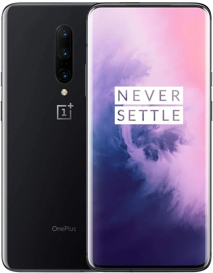 گوشی هوشمند OnePlus 7 Pro با حافظه داخلی 128 گیگابایت، رم 6 گیگابایت، دو سیم کارت، نسخه بین المللی آنلاک شده کارخانه ای 4G Lte - رنگ خاکستری آینه ای