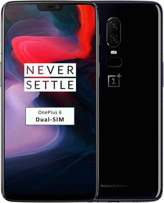 گوشی موبایل دو سیم کارت OnePlus 6 A6003 با حافظه داخلی 64 گیگابایت و رم 6 گیگابایت، نسخه بین المللی - مشکی آینه ای