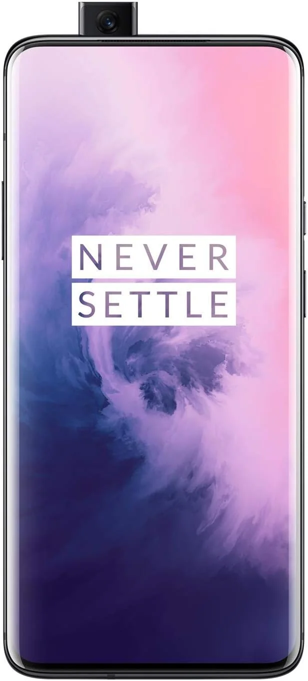 گوشی هوشمند OnePlus 7 Pro با حافظه داخلی 128 گیگابایت، رم 6 گیگابایت، دو سیم کارت، نسخه بین المللی آنلاک شده کارخانه ای 4G Lte - رنگ خاکستری آینه ای