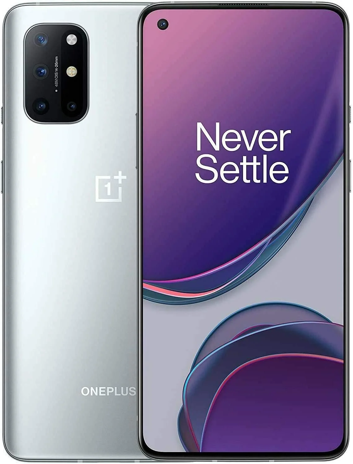 گوشی موبایل OnePlus 8T 5G KB2000 با حافظه 256 گیگابایت و رم 12 گیگابایت نسخه بین المللی - نقره ای قمری