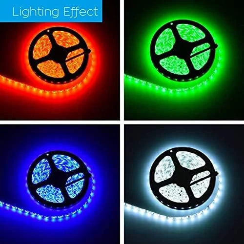 کیت چراغ نواری ال ای دی RGB لومینوسوم، 5 متر 300 ال ای دی SMD5050 ضد آب، با کنترلر IR 44 کلیدی و آداپتور برق DC12V 5A، 1 اتصال دهنده، برای دکوراسیون منزل کیت چراغ نواری ال ای دی RGB لومینوسوم، 5 متر 300 ال ای دی SMD5050 ضد آب، با کنترلر IR 44 کلیدی و آداپتور برق DC12V 5A، 1 اتصال دهنده، برای دکوراسیون منزل