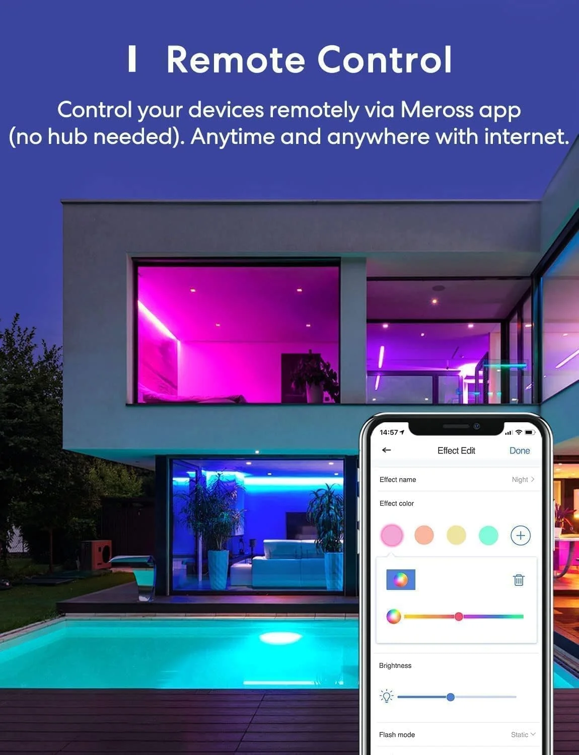 نوار نور ال ای دی مروس - نوار نور ال ای دی 5 متری سازگار با Apple HomeKit Siri Alexa، کنترل صوتی و کنترل از راه دور، نوارهای ال ای دی تغییر رنگ RGBWW برای خانه، اتاق خواب نوار نور ال ای دی مروس - نوار نور ال ای دی 5 متری سازگار با Apple HomeKit Siri Alexa، کنترل صوتی و کنترل از راه دور، نوارهای ال ای دی تغییر رنگ RGBWW برای خانه، اتاق خواب