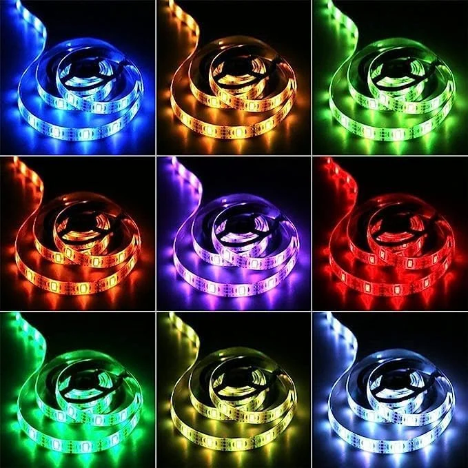 نوار چراغ ال ای دی USB میرفا 5 متری، چراغ ال ای دی RGB هوشمند SMD 5050 با حالت موسیقی ریموت دار، تنظیم تایمر برای آشپزخانه، کامپیوتر، تلویزیون، اتاق خواب، کمد، هدیه نوار چراغ ال ای دی USB میرفا 5 متری، چراغ ال ای دی RGB هوشمند SMD 5050 با حالت موسیقی ریموت دار، تنظیم تایمر برای آشپزخانه، کامپیوتر، تلویزیون، اتاق خواب، کمد، هدیه