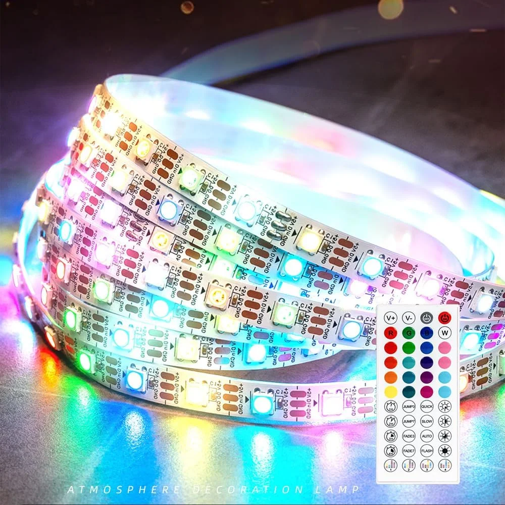 نوار نور ال ای دی RGB مودی لایف 30 متری - دوشاخه نوع G، همگام سازی موسیقی، کنترل از راه دور، 20+ رنگ، حالت تایمر، قابل تنظیم نور برای بازی، تلویزیون و دکور اتاق