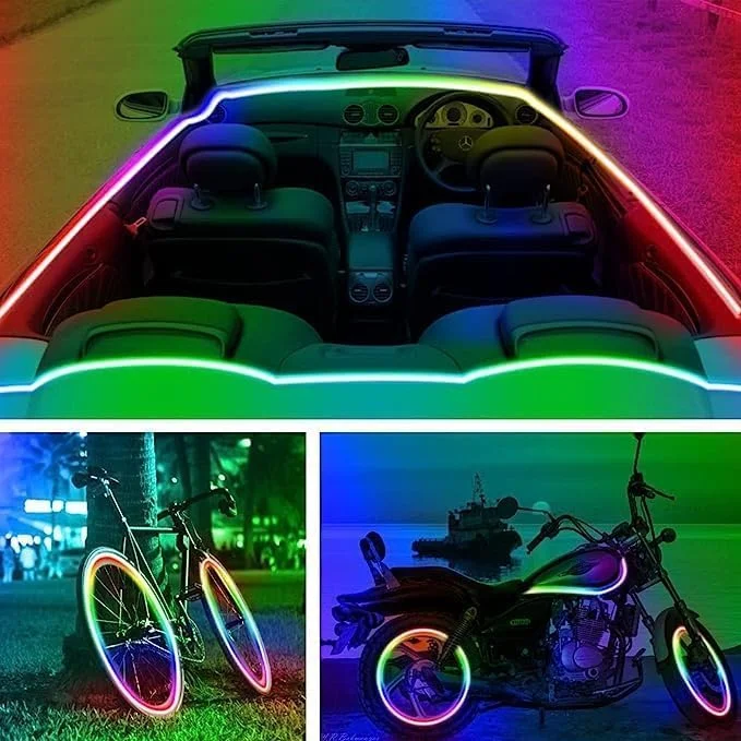 نوار چراغ ال ای دی USB میرفا 5 متری، چراغ ال ای دی RGB هوشمند SMD 5050 با حالت موسیقی ریموت دار، تنظیم تایمر برای آشپزخانه، کامپیوتر، تلویزیون، اتاق خواب، کمد، هدیه نوار چراغ ال ای دی USB میرفا 5 متری، چراغ ال ای دی RGB هوشمند SMD 5050 با حالت موسیقی ریموت دار، تنظیم تایمر برای آشپزخانه، کامپیوتر، تلویزیون، اتاق خواب، کمد، هدیه