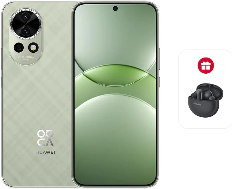 گوشی هوشمند HUAWEI nova 13، صفحه نمایش 6.7 اینچی OLED با لبه تخت، 12 گیگابایت + 256 گیگابایت، دوربین سلفی فوق عریض 60 مگاپیکسلی، بهترین حالت چهره با هوش مصنوعی، شارژ سریع 100 واتی SuperCharge Turbo، 5000 میلی آمپر ساعت، سبز + هدیه