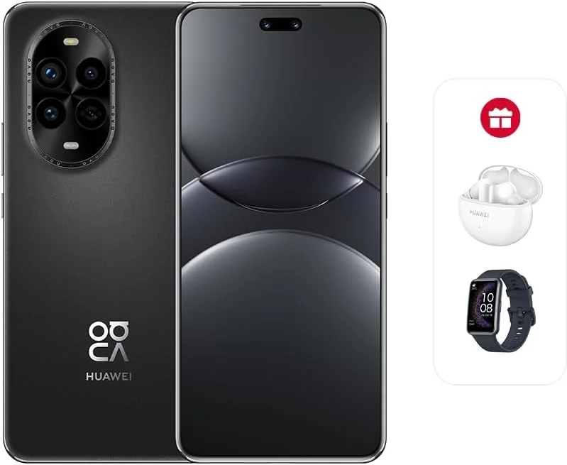 گوشی هوشمند HUAWEI nova 13 Pro، نمایشگر 6.7 اینچی OLED، 12 گیگابایت + 512 گیگابایت، دوربین دوگانه پرتره جلویی 60 مگاپیکسلی، دوربین دیافراگم قابل تنظیم 50 مگاپیکسلی، بهترین حالت چهره با هوش مصنوعی، سوپرشارژ توربو 100 واتی، 5000 میلی آمپر ساعت، مشکی + هدیه