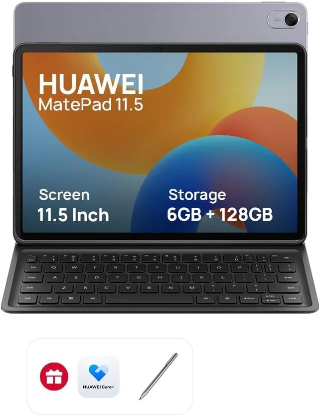 تبلت HUAWEI MatePad 11.5، نمایشگر 11.5 اینچی 2.2K FullView، 6 گیگابایت رم + 128 گیگابایت حافظه داخلی، به همراه کیبورد هوشمند، باتری 7700 میلی آمپر ساعتی، دوربین 13 مگاپیکسلی، وای فای، HUAWEI Notes، خاکستری + M-Pen رایگان تبلت HUAWEI MatePad 11.5، نمایشگر 11.5 اینچی 2.2K FullView، 6 گیگابایت رم + 128 گیگابایت حافظه داخلی، به همراه کیبورد هوشمند، باتری 7700 میلی آمپر ساعتی، دوربین 13 مگاپیکسلی، وای فای، HUAWEI Notes، خاکستری + M-Pen رایگان