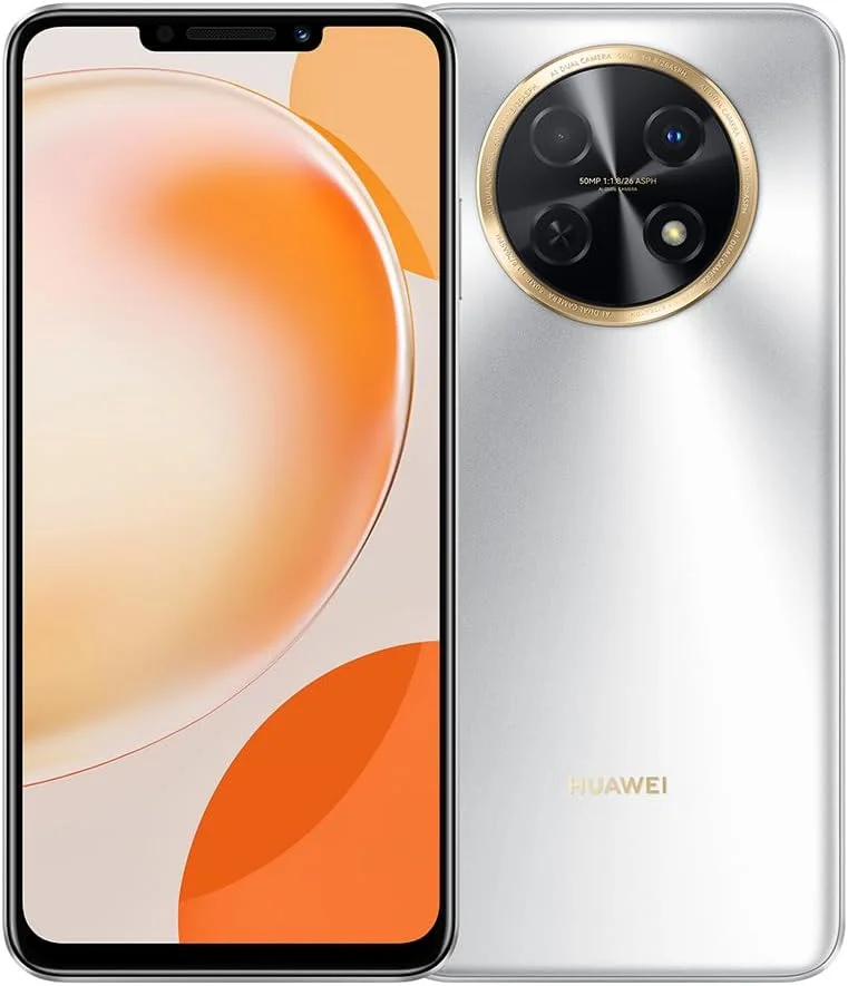 گوشی موبایل هواوی نوا Y91، نمایشگر 6.95 اینچی HUAWEI FullView، باتری فوق العاده 7000 میلی آمپر ساعتی، صدای فوق العاده 300%، 8 گیگابایت رم + 256 گیگابایت حافظه داخلی، طراحی دایره ستاره ای، EMUI 13، نقره ای