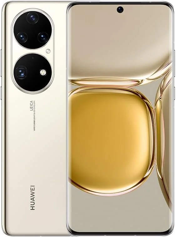 گوشی هوشمند Huawei P50 Pro، نرخ نوسازی 120 هرتز، نرخ نمونه برداری لمسی 300 هرتز، طراحی دوربین دو ماتریسی، محدوده سوپر زوم 200X، صفحه نمایش 6.6 اینچی، NFC، 8+256 گیگابایت، طلایی کاکائویی