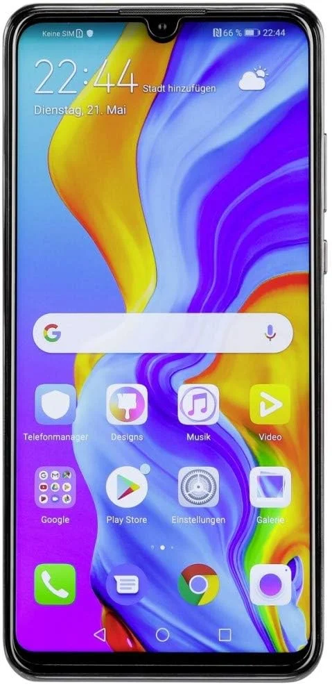 هوآوی P30 لایت 4G با 128 گیگابایت حافظه داخلی و 4 گیگابایت رم دو سیم کارت رنگ سفید صدفی نسخه اروپا