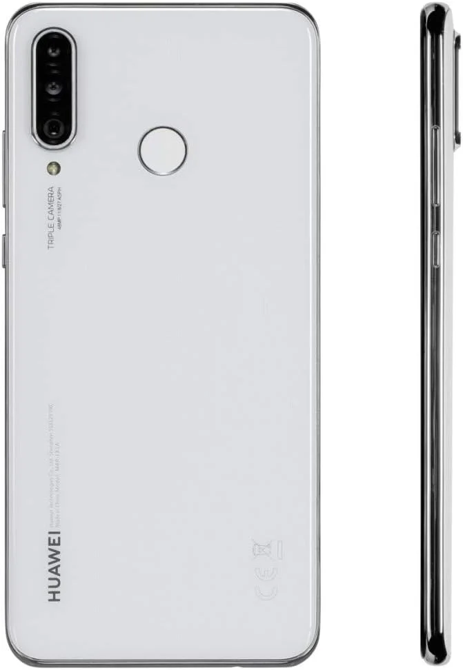 هوآوی P30 لایت 4G با 128 گیگابایت حافظه داخلی و 4 گیگابایت رم دو سیم کارت رنگ سفید صدفی نسخه اروپا
