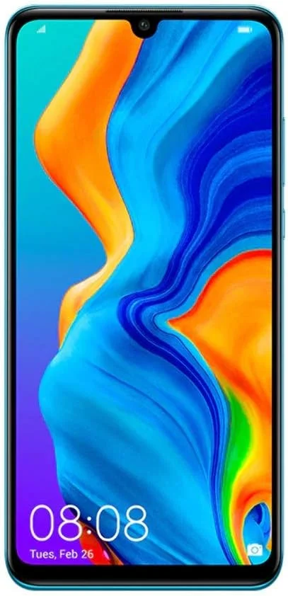گوشی موبایل هوآوی P30 Lite 4G با حافظه 128 گیگابایت و رم 4 گیگابایت دو سیم کارت آبی طاووسی نسخه اروپا