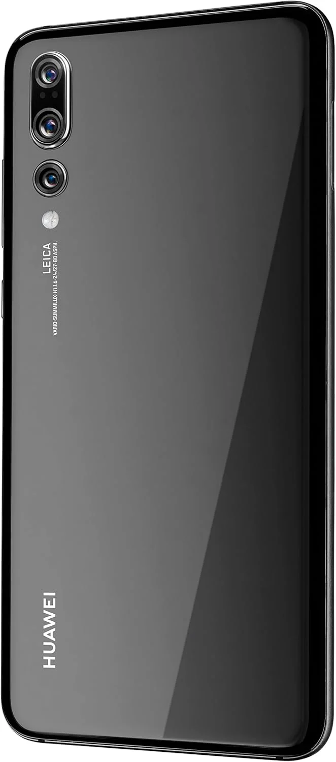 گوشی موبایل هوآوی P20 Pro با حافظه 128 گیگابایت دو سیم کارت (فقط GSM، بدون CDMA) نسخه بین المللی، آنلاک شده کارخانه ای 4G/LTE (مشکی)