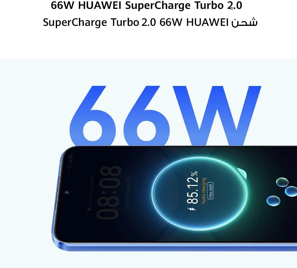 گوشی هوشمند هواوی nova 12s (بازسازی شده)، صفحه نمایش 6.7 اینچی OLED با نرخ نوسازی 120 هرتز، شارژ سریع 66 واتی SuperCharge Turbo 2.0، باتری 4500 میلی آمپر ساعتی، دوربین سلفی 60 مگاپیکسلی با زاویه دید فوق عریض، حافظه 256 گیگابایتی، EMUI 14، سفید