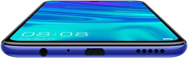 گوشی موبایل هوآوی P Smart+ 2019 با حافظه 64 گیگابایت، صفحه نمایش 6.21 اینچی FHD+ Dewdrop FullView، دوربین سه گانه فوق عریض، اندروید بدون سیم کارت، باتری بزرگ 3400 میلی آمپر، نسخه انگلستان، آبی استارلایت