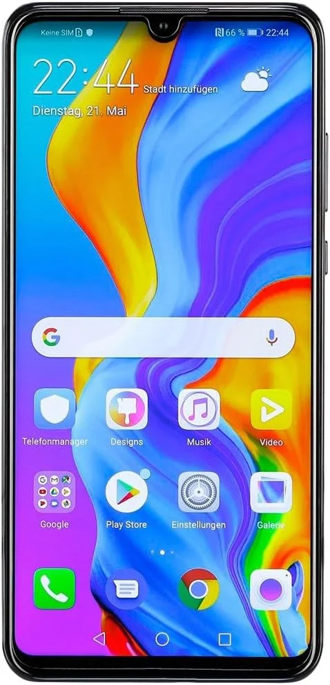 گوشی هوشمند دو سیم کارته HUAWEI P30 Lite New Edition Marie-L21BX با حافظه داخلی 256 گیگابایت، نسخه بین المللی (مشکی نیمه شب) و پشتیبانی از 4G/LTE