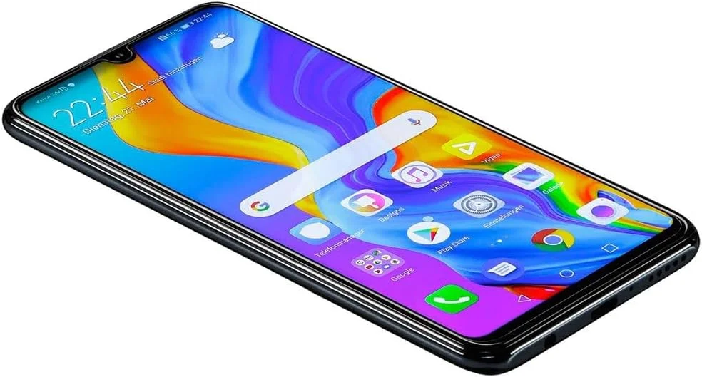 گوشی هوشمند دو سیم کارته HUAWEI P30 Lite New Edition Marie-L21BX با حافظه داخلی 256 گیگابایت، نسخه بین المللی (مشکی نیمه شب) و پشتیبانی از 4G/LTE