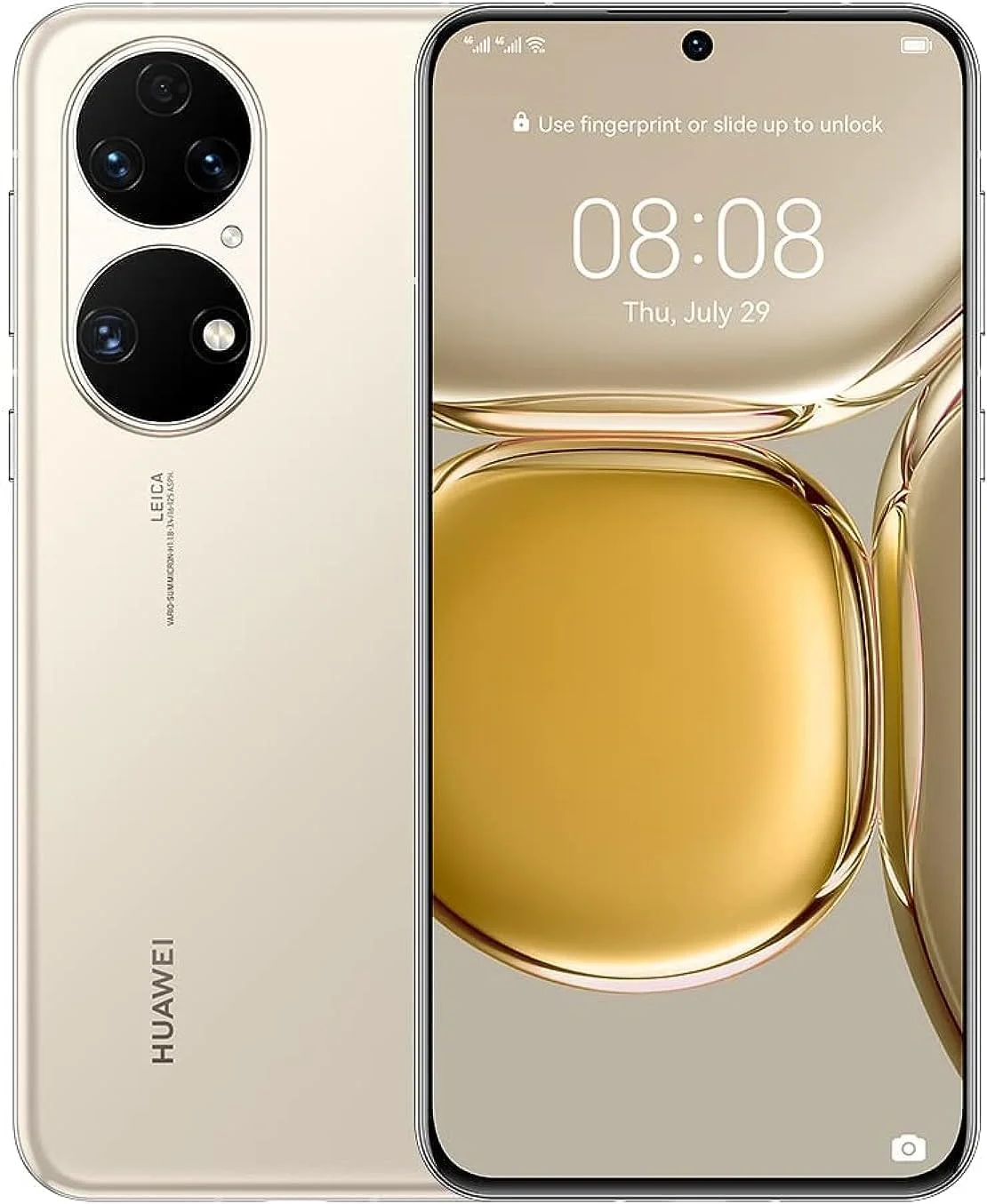 گوشی هوشمند Huawei P50، 8+256 گیگابایت، NFC، شارژ فوق العاده 66 واتی، نرخ تازه سازی 90 هرتز، نرخ نمونه برداری لمسی 300 هرتز، طراحی دوربین دو ماتریسی، دوربین دو ماتریسی True-Form، صفحه نمایش 6.5 اینچی، طلایی کاکائویی