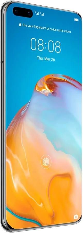 گوشی موبایل هوآوی P40 Pro با حافظه 256 گیگابایت، صفحه نمایش 6.58 اینچی به همراه کاور PU، پردازنده Kirin 990 5G، دوربین چهارگانه 50 مگاپیکسلی Ultra Vision Leica، رم 8 گیگابایت، شارژ سریع 40 واتی، استاندارد IP68، موبایل اندروید بدون سیم کارت، دو سیم کارت، مشکی