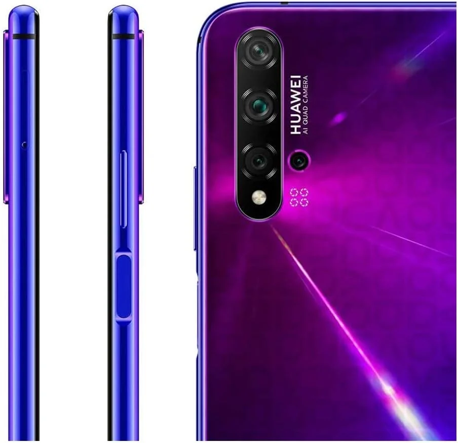 گوشی هوشمند دو سیم کارته Huawei Nova 5T با حافظه داخلی 128 گیگابایت + رم 6 گیگابایت، نسخه بین المللی (بنفش تابستانی) - آنلاک شده کارخانه 4G/LTE گوشی هوشمند دو سیم کارته Huawei Nova 5T با حافظه داخلی 128 گیگابایت + رم 6 گیگابایت، نسخه بین المللی (بنفش تابستانی) - آنلاک شده کارخانه 4G/LTE