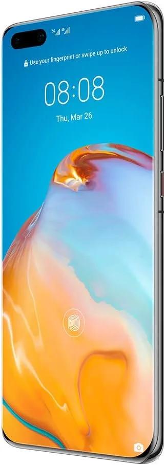 گوشی موبایل هوآوی P40 Pro با حافظه 256 گیگابایت، صفحه نمایش 6.58 اینچی به همراه کاور PU، پردازنده Kirin 990 5G، دوربین چهارگانه 50 مگاپیکسلی Ultra Vision Leica، رم 8 گیگابایت، شارژ سریع 40 واتی، استاندارد IP68، موبایل اندروید بدون سیم کارت، دو سیم کارت، مشکی