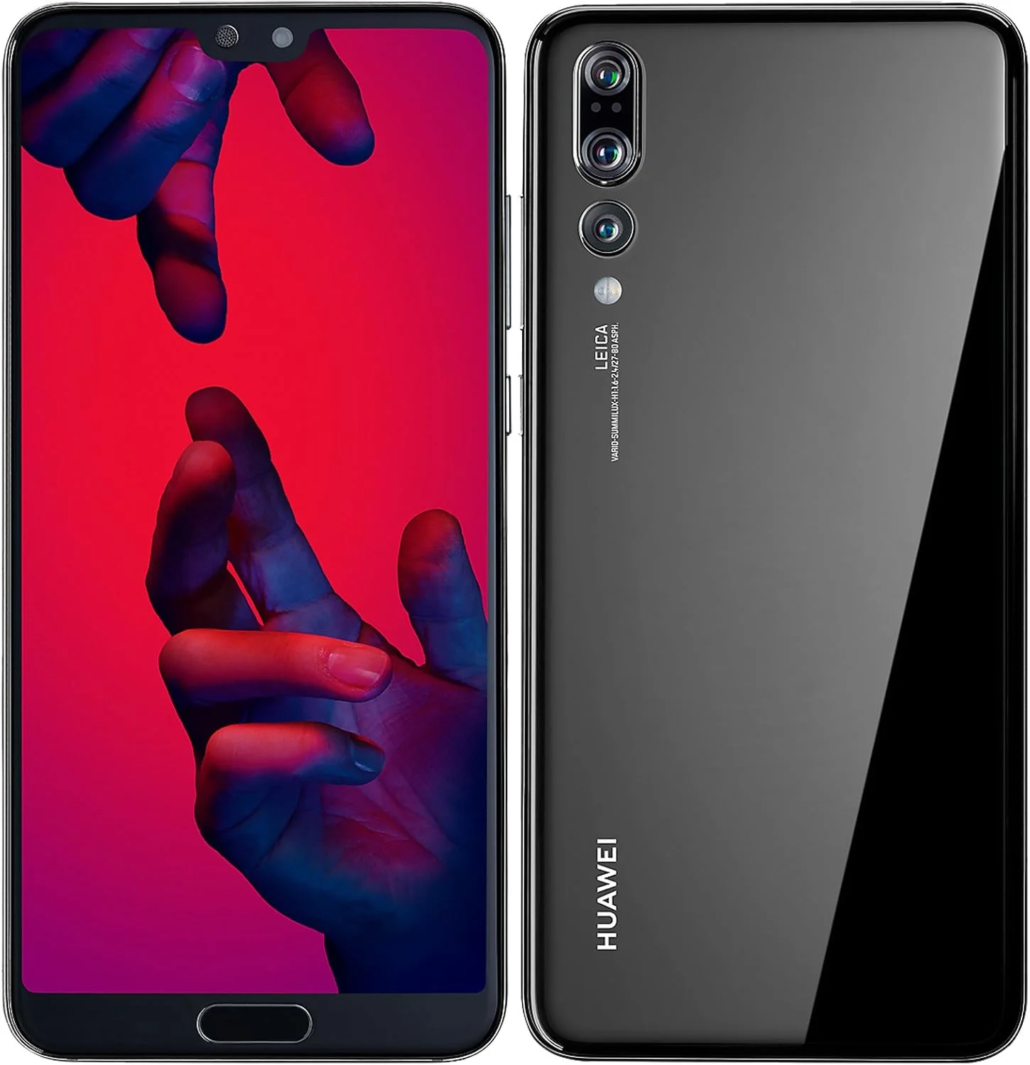 گوشی موبایل هوآوی P20 Pro با حافظه 128 گیگابایت، تک سیم کارت (فقط GSM، بدون CDMA)، آنلاک فکتوری، 4G/LTE (مشکی) - نسخه بین المللی